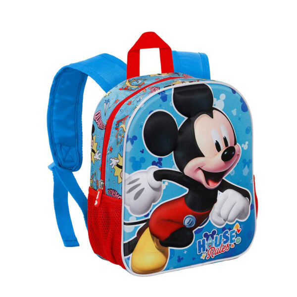 MOCHILA 3D PEQUEÑA MICKEY MOUSE HOUSE. 8,5 L. KARACTERMANIA - Imagen 3