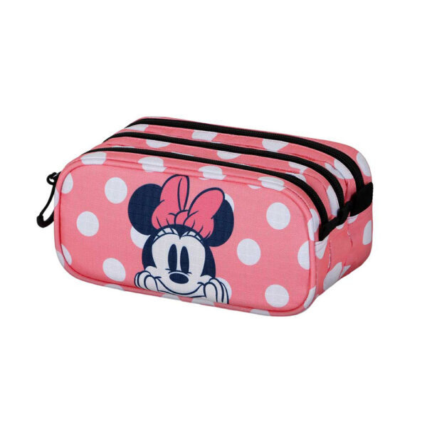 ESTUCHE TRIPLE BOLSILLOS FAN 2.2 MINNIE MOUSE CLOSER. 2,5 L. KARACTERMANIA