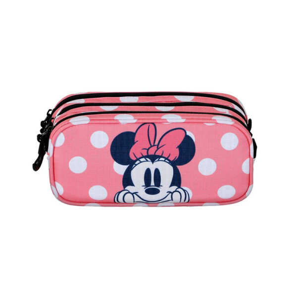 ESTUCHE TRIPLE BOLSILLOS FAN 2.2 MINNIE MOUSE CLOSER. 2,5 L. KARACTERMANIA - Imagen 3