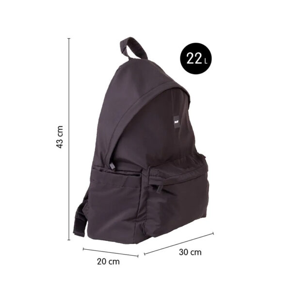 MOCHILA ESCOLAR NEGRA 22l. SHADOW - Imagen 5