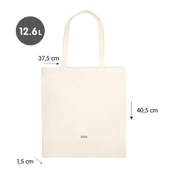 BOLSA TOTE BAG SERIE 1918 BEIGE 12,6l. - Imagen 5