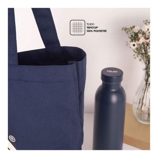 BOLSA TOTE BAG SERIE 1918 AZUL MARINO 12,6l. - Imagen 3