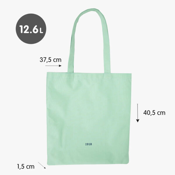 BOLSA TOTE BAG SERIE 1918 VERDE 12,6l. - Imagen 3