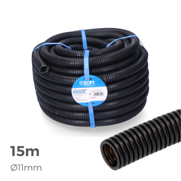 CORRUGADO PARA INTERIOR MEDIDA Ø11mm M-16 15m  CE