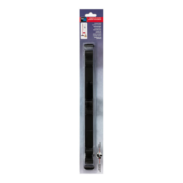 COLGADOR ESCOBAS NEGRO 3034-3 INOFIX - Imagen 2