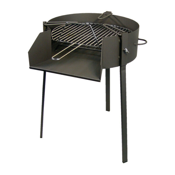 BARBACOA REDONDA CON SOPORTE PARA PAELLA Ø60cm IMEX EL ZORRO