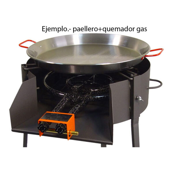 BARBACOA REDONDA CON SOPORTE PARA PAELLA Ø60cm IMEX EL ZORRO - Imagen 3