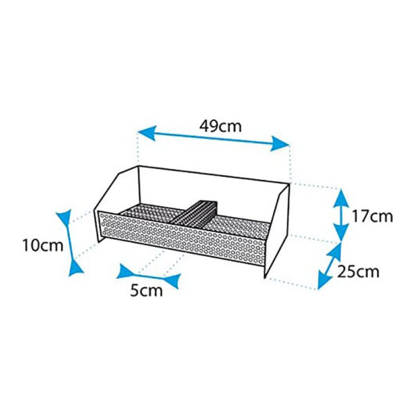 CESTA QUEMADOR DE PELLETS 49x25x17cm IMEX EL ZORRO - Imagen 2