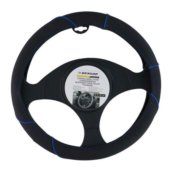 FUNDA PARA VOLANTE DE Ø37-39cm DETALLE AZUL DUNLOP