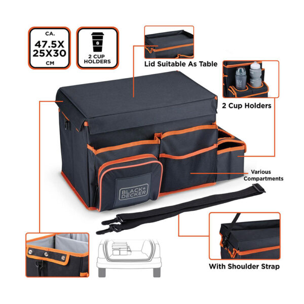 ORGANIZADOR PARA AUTOMÓVIL CON ENFRIADOR BLACK+DECKER - Imagen 4