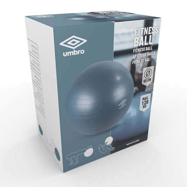 PELOTA DE FITNESS Ø65 cm AZUL UMBRO - Imagen 2