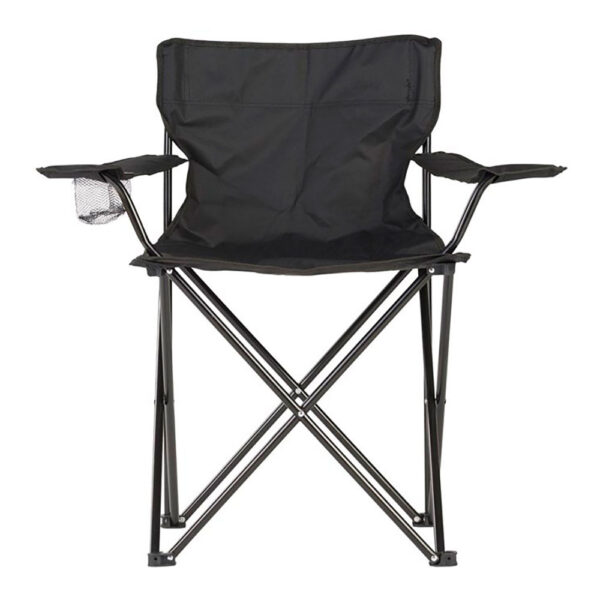 SILLA PLEGABLE DE CAMPING 80x83,5x51cm COLOR NEGRO - Imagen 2