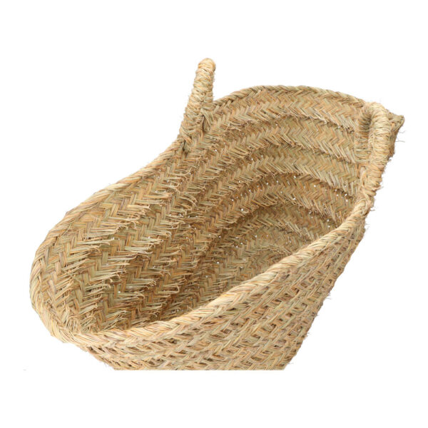 CESTA PARA LEÑERO DE ESPARTO 60x35x45cm OVAL - Imagen 3