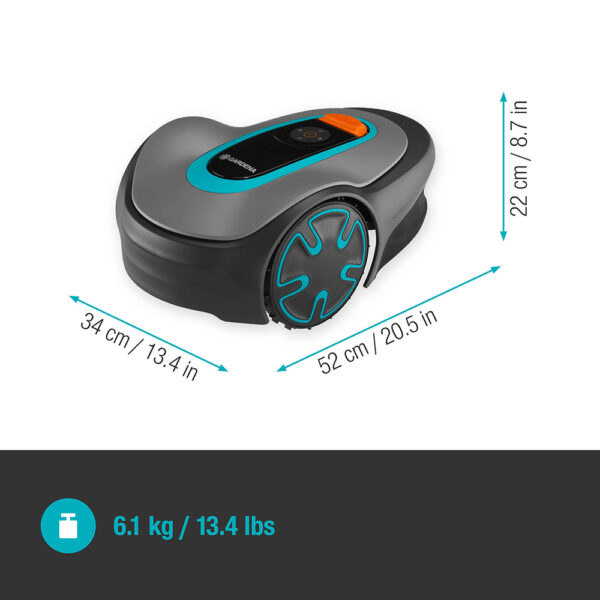 ROBOT CORTACÉSPED SILENO PARA SEGAR JARDINES 15201-34 GARDENA - Imagen 9