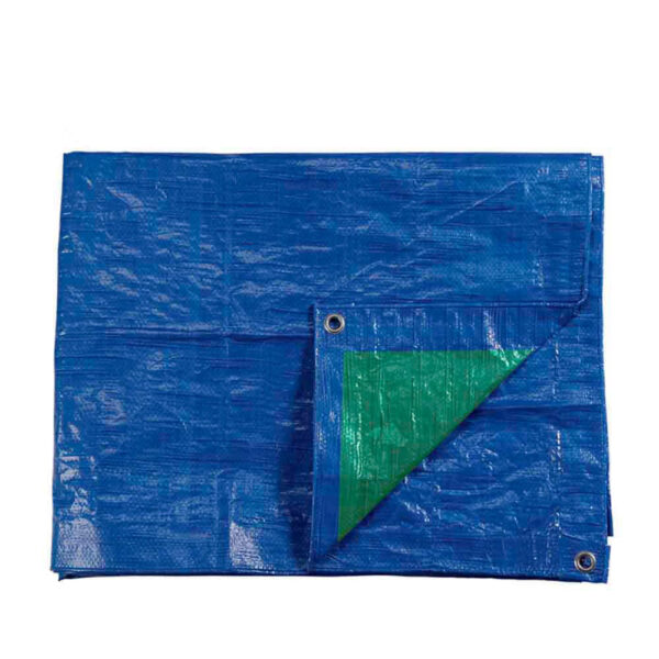 TOLDO 8x12m DE DOBLE CARA AZUL/VERDE DENSIDAD 90g/m²