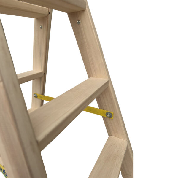 ESCALERA DE MADERA 5 PELDAÑOS 139cm PLABELL - Imagen 4