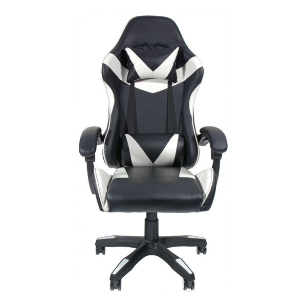 SILLA GAMING ERGONÓMICA NEGRA Y BLANCA - Imagen 2