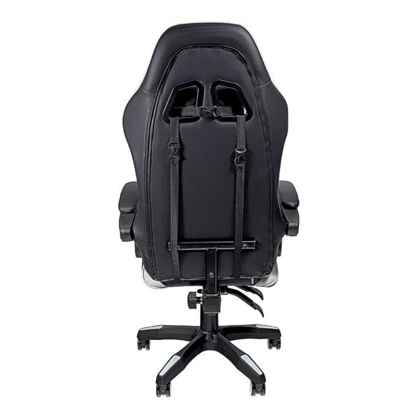 SILLA GAMING ERGONÓMICA NEGRA Y BLANCA - Imagen 4