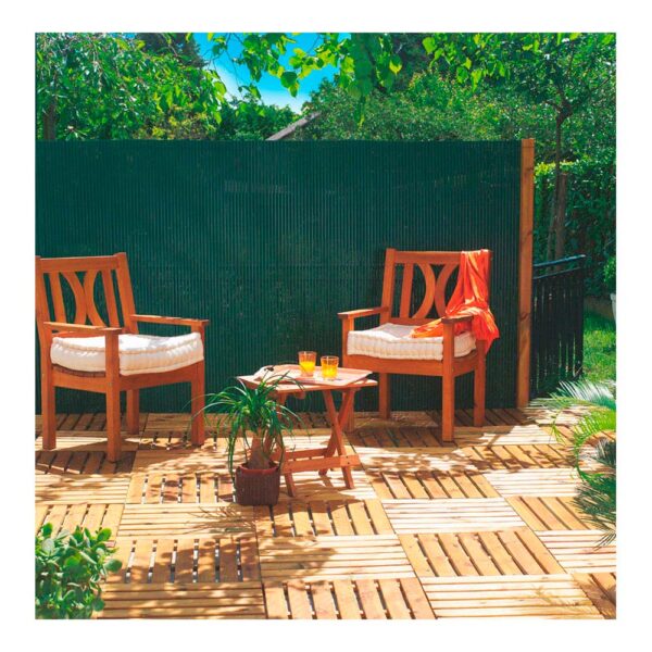 CAÑIZO PVC VERDE DOBLE CARA 1 x 3 m