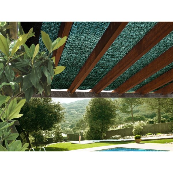 ROLLO DE MALLA SOMBREADORA. COLOR VERDE 70% 4x5m