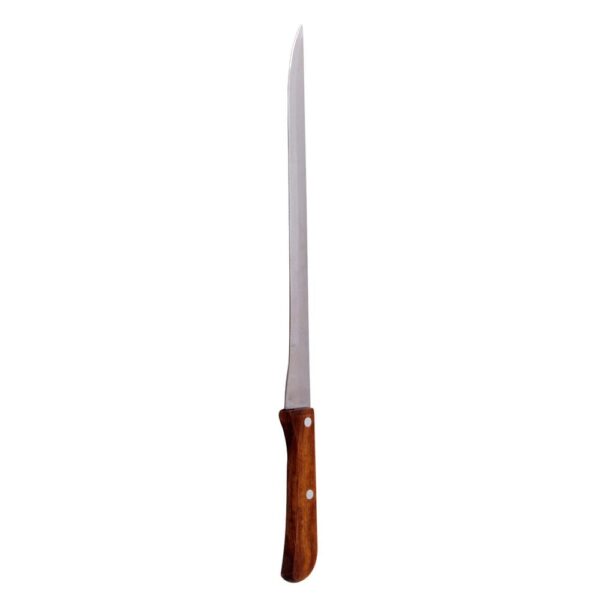 CUCHILLO JAMONERO CON MANGO DE MADERA 36,5cm GOURMET KITCHEN