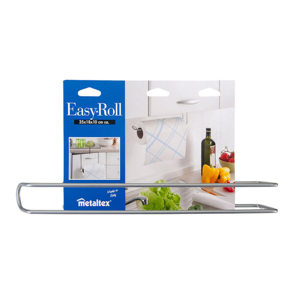 COLGADOR ROLLO DE COCINA 'EASY-ROLL' 35x18x10cm METALTEX - Imagen 7