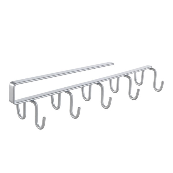 COLGADOR MULTIUSO 10 GANCHOS 'MY-HOOKS' 6x25x6cm METALTEX - Imagen 2