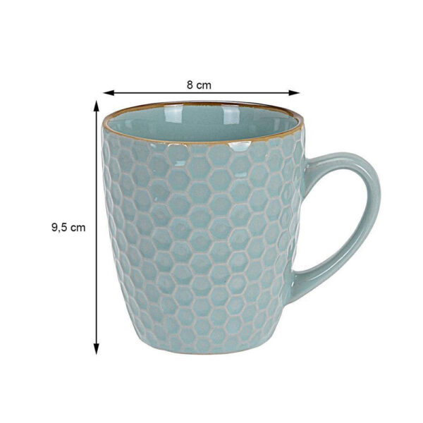 SET 4 TAZAS DE CAFÉ 300ml COLORES SURTIDOS - Imagen 3