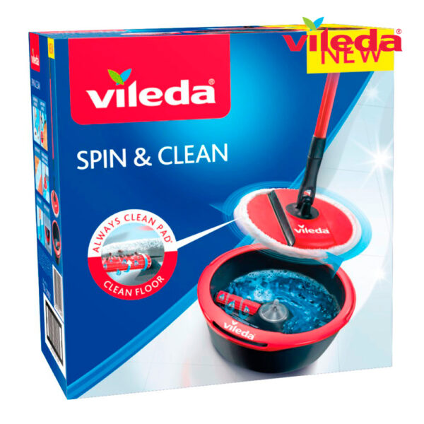 FREGONA GIRATORIA SPIN & CLEAN 161821VILEDA - Imagen 2