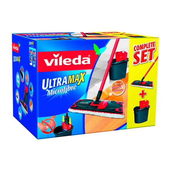 SET ULTRAMAX MOPA MICROFIBRAS 2 EN 1 155737 VILEDA