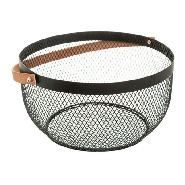 CESTA DE MALLA RETRO Ø29cm COLECCIÓN 'NOIR KITCHEN' - Imagen 2