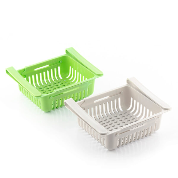 PACK DE 2 ORGANIZADORES AJUSTABLES PARA NEVERA INNOVAGOODS - Imagen 2