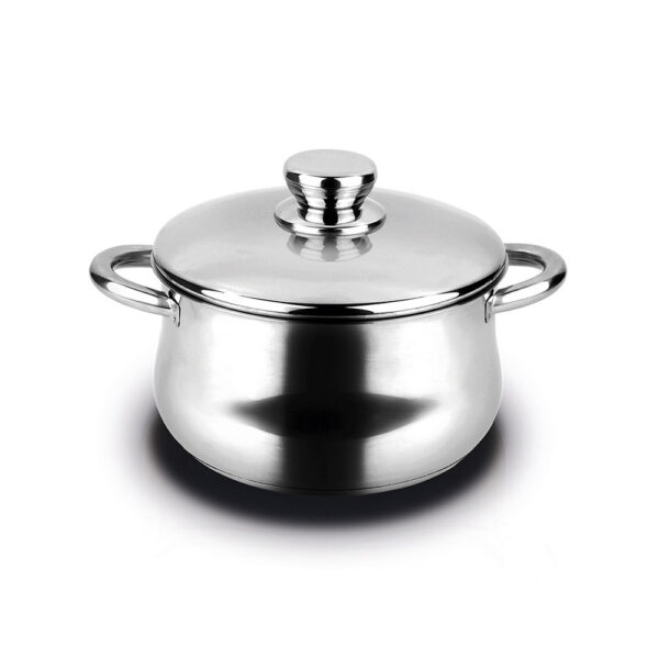 OLLA INOXIDABLE SILVERINOX 4L + TAPA ACERO INOXIDABLE 18/10 FAGOR Ø20x13cm