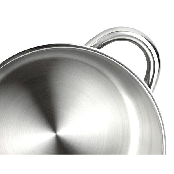 OLLA INOXIDABLE SILVERINOX 4L + TAPA ACERO INOXIDABLE 18/10 FAGOR Ø20x13cm - Imagen 2