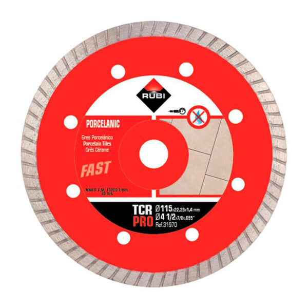 DISCO DIAMANTADO TCR Ø115mm PRO 31970 RUBI