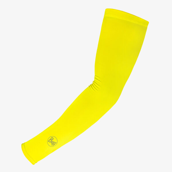 MANGA PARA BRAZO ARM SLEEVES AMARILLO FLUOR TALLA M BUFF - Imagen 2