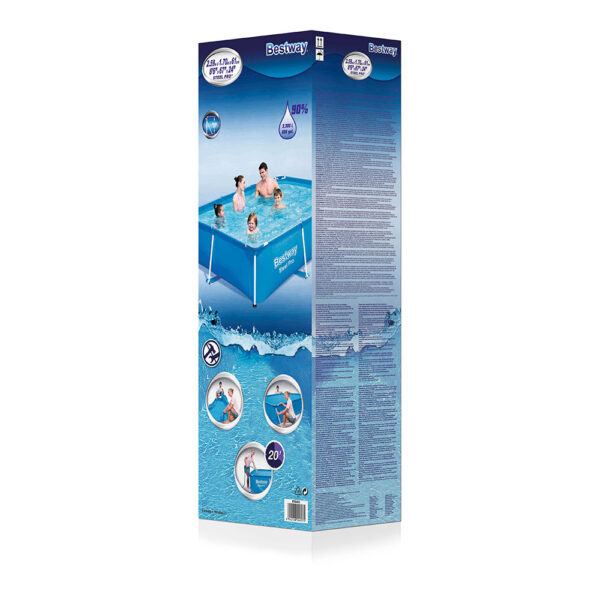 PISCINA POOL FRAME 259x170x61cm PVC BESTWAY 56403B - Imagen 3