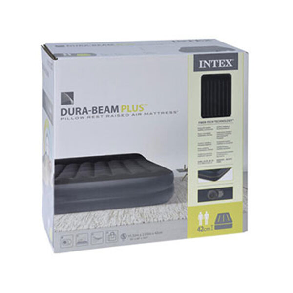 CAMA HINCHABLE INTERIOR/EXTERIOR 152x203x42cm DURA-BEAM BASIC INTEX - Imagen 3