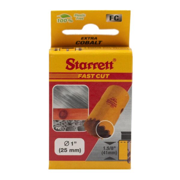 CORONA PERFORADORA BI-METAL FAST CUT Ø25mm 63FCH025 STARRETT - Imagen 2