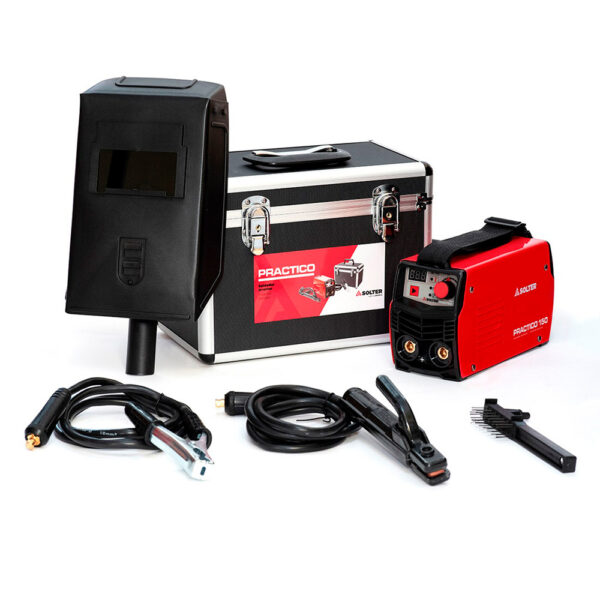 EQUIPO SOLDADOR 7000W INVERTER PRACTICO 150 CON ACCESORIOS SOLTER - Imagen 2