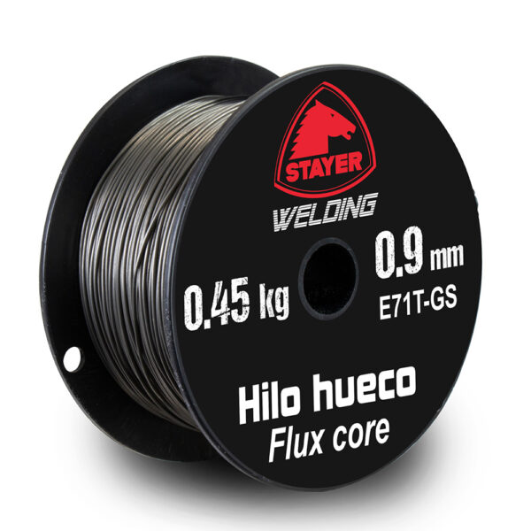 BOBINA HILO HUECO 0.45K 0.9MM E71T-GS