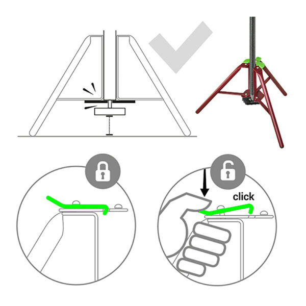 TRIPODE PUNTAL PIHER REF. 34050 - Imagen 4