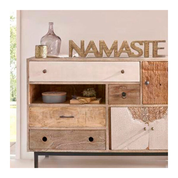 'NAMASTE' DECORATIVO MADERA DE MANGO 54x3,5x10cm - Imagen 2