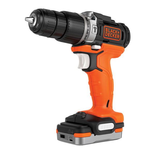 TALADRO PERCUTOR 12V BDCHD12S1-XJ BLACK+DECKER