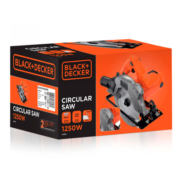 SIERRA CIRCULAR 1250W CS1250L-QS BLACK+DECKER - Imagen 3