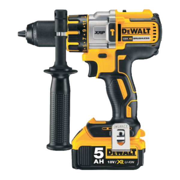 TALADRO PERCUTOR SIN ESCOBILLAS XR 18V XRP 13mm 95Nm CON 2 BATERÍAS Li-Ion 5AH Y MALETÍN TSTAK DCD996P2-QW DEWALT - Imagen 2