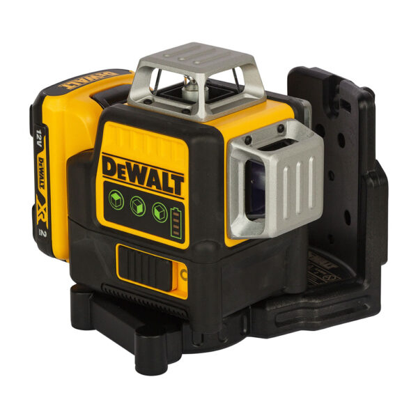 NIVEL LÁSER AUTONIVELANTE VERDE DE 3 LÍNEAS 360° XR 12V CON BATERÍA LI-ION 2AH DCE089D1G-QW DEWALT - Imagen 2