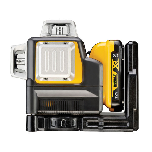 NIVEL LÁSER AUTONIVELANTE VERDE DE 3 LÍNEAS 360° XR 12V CON BATERÍA LI-ION 2AH DCE089D1G-QW DEWALT - Imagen 4