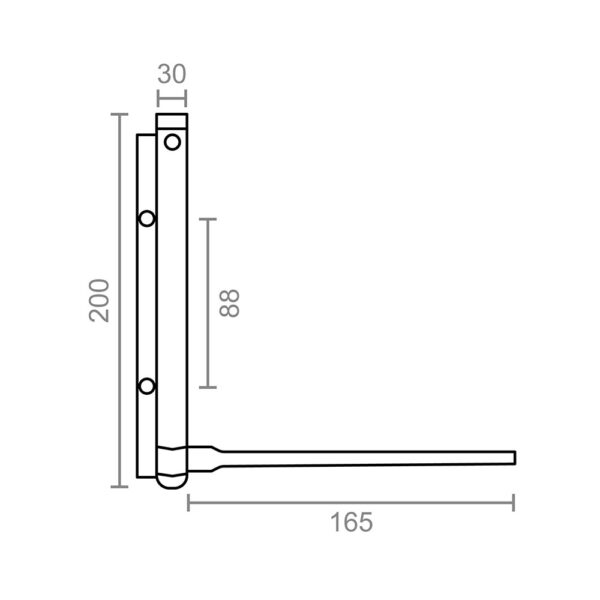 BLISTER MUELLE CIERRAPUERTAS BRAZO MC02 NE M57202 BRIMIC - Imagen 2