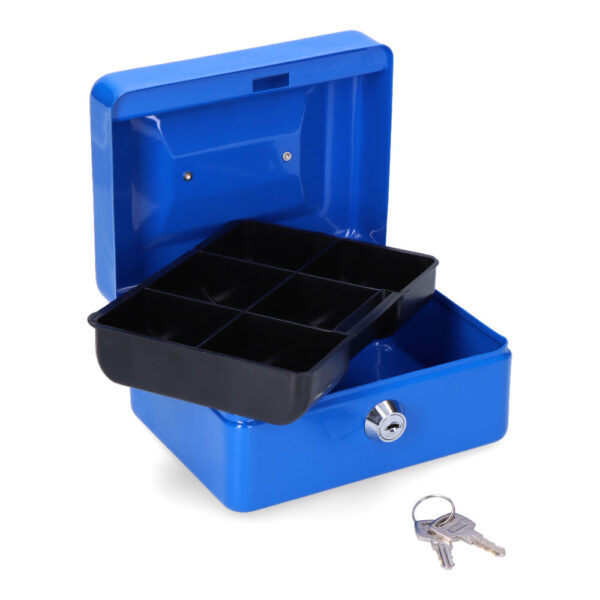 CAJA DE CAUDALES CFC09 152x118x80mm AZUL M13391 MICEL - Imagen 2